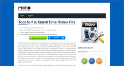 Desktop Screenshot of fixquicktimefile.com